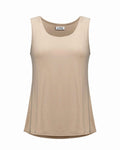 Silky Knit Scoop Neck Camisole Parchment  - Joseph Ribkoff