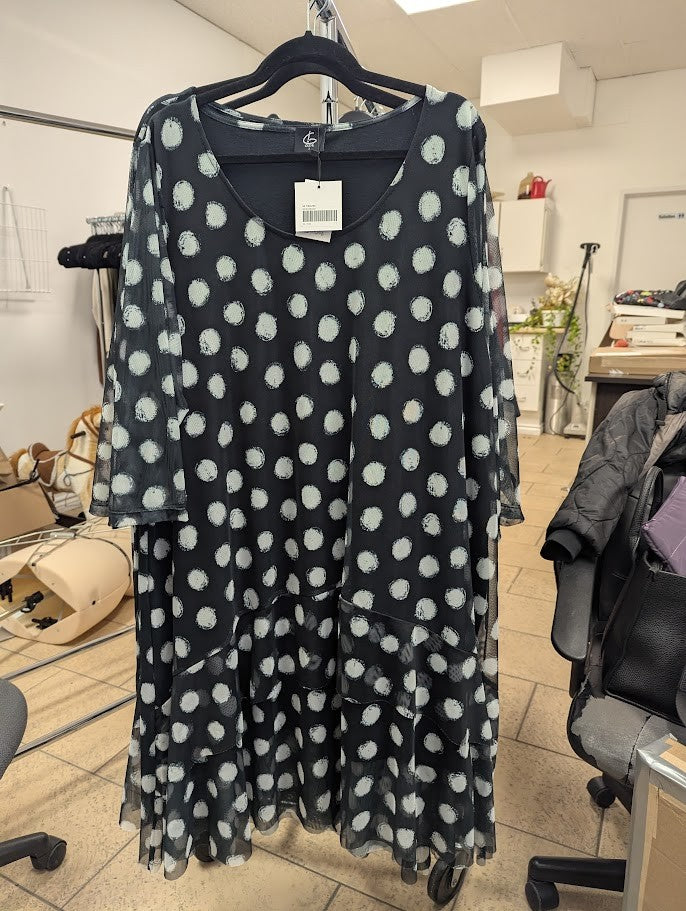 Polka Dot Tunic Dress Tirelire - G!Ozé