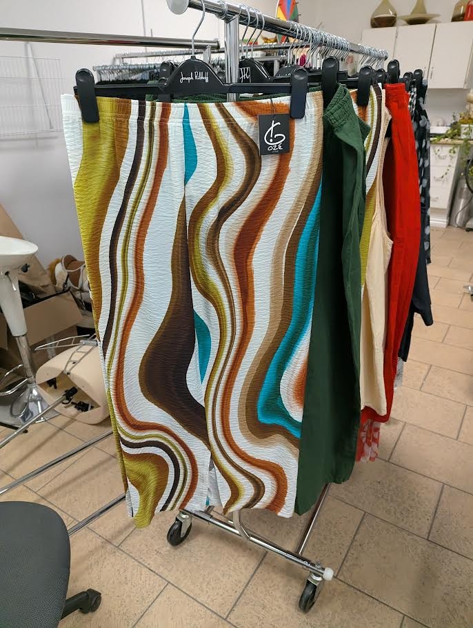 Pantalon Tif à spirales bleu – G!Ozé