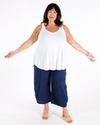 Basic white tank top - Matte