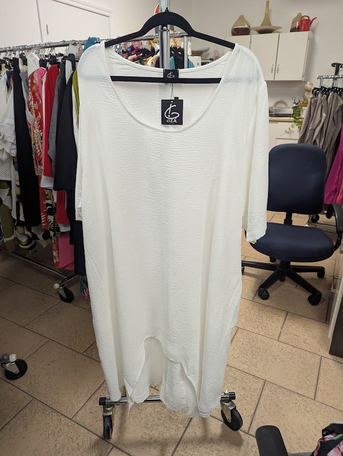 Toussaint Tunic White – G!Ozé