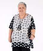 Tribune Tunic Daisy & Polka Dot Print – G!Ozé