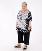 Tribune Tunic Daisy & Polka Dot Print – G!Ozé