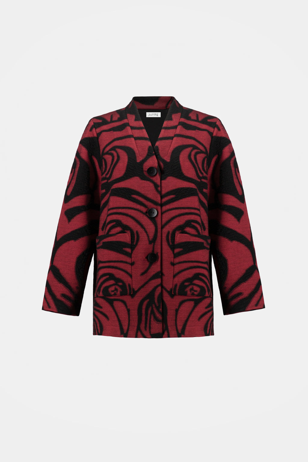 Long Floral Coat - Joseph Ribkoff