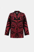 Long Floral Coat - Joseph Ribkoff