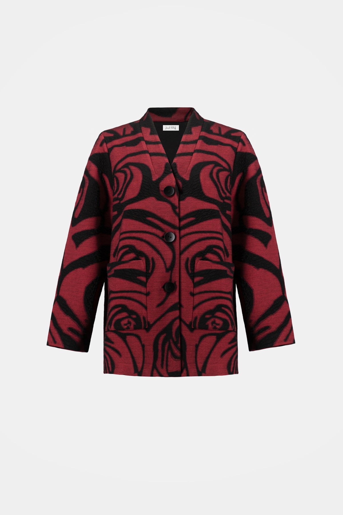 Long Floral Coat - Joseph Ribkoff