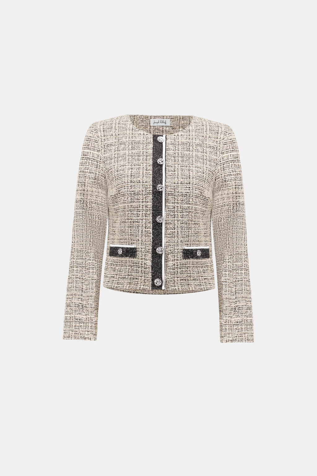 Blouson en bouclé à carreaux - Joseph Ribkoff