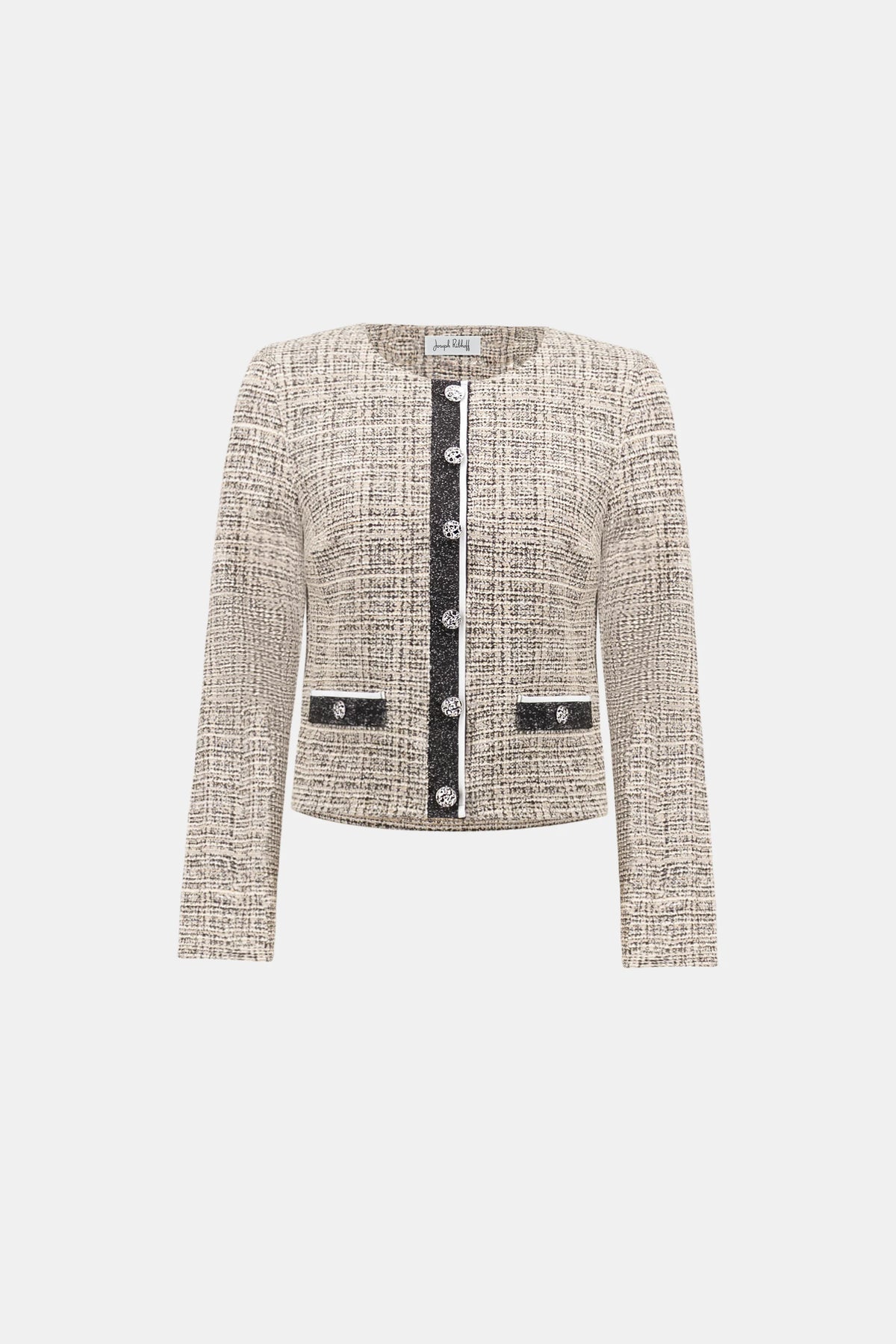 Blouson en bouclé à carreaux - Joseph Ribkoff