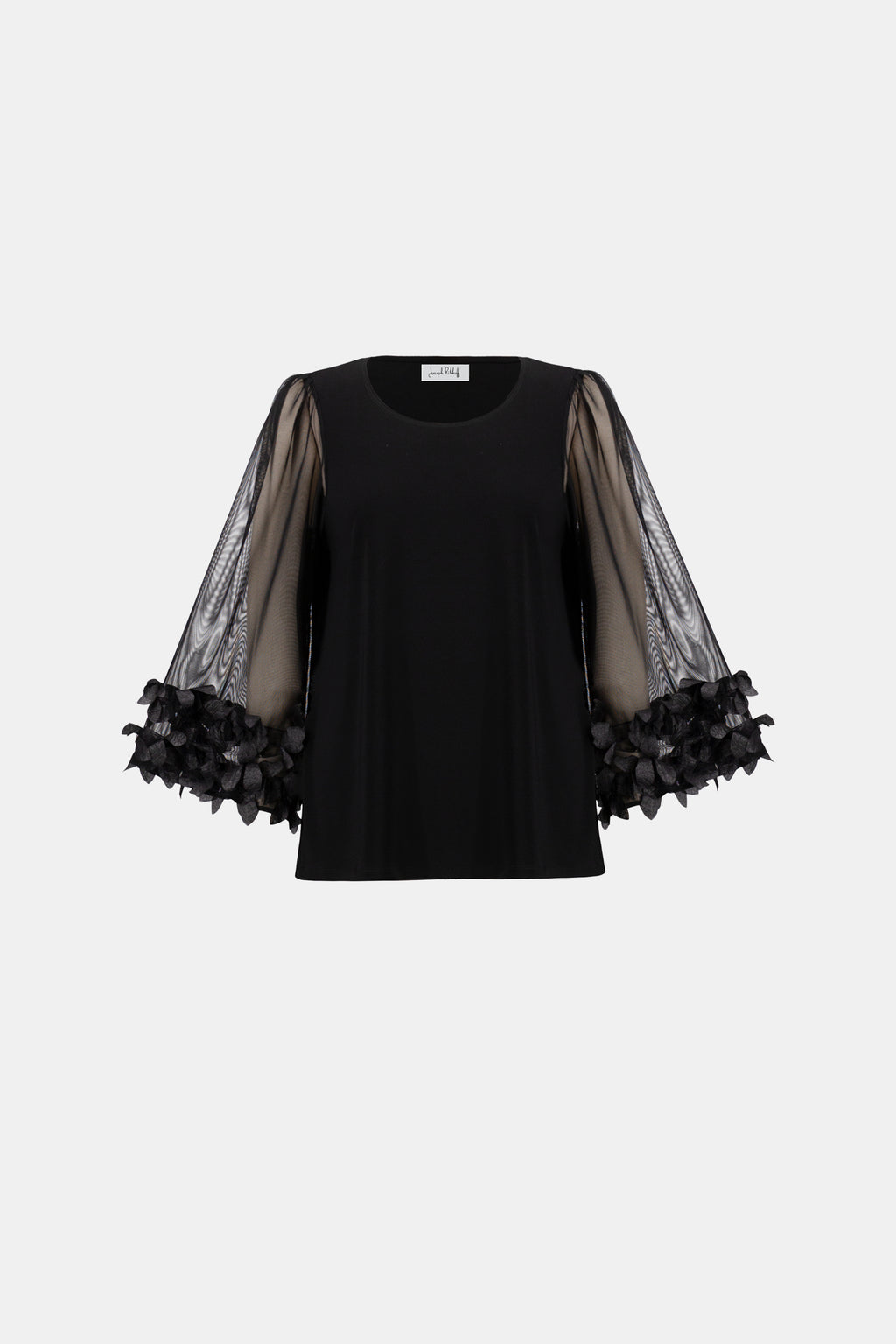 Bell-sleeved embellished top - Joseph Ribkoff