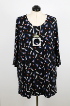Geometrical print tunic