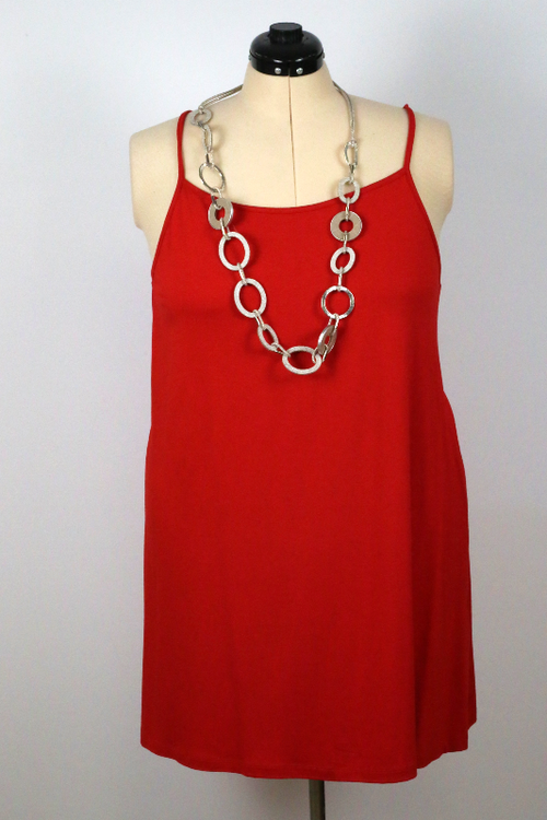 Red Basic Camisole - G!oze