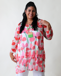 Floral Mesh Tunic - G!oze