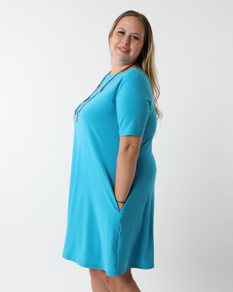 Dress Splash Blue - Sympli