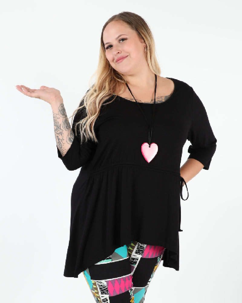 Luge Tunic Black - G!OZE