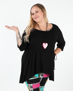 Luge Tunic Black - G!OZE