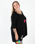 Luge Tunic Black - G!OZE