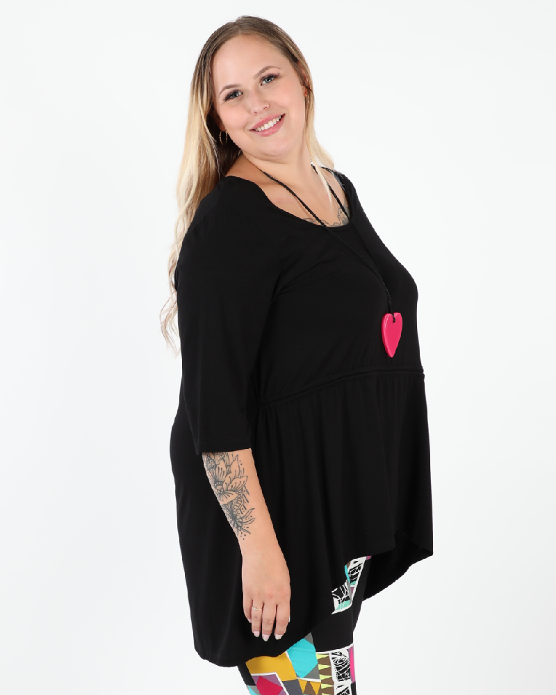 Luge Tunic Black - G!OZE