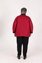 Reversible Quilted Jacket Burgundy and Black – Parsley & Sage