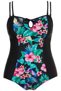Swimsuit with tropical print - U.P