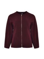 Veste Bordeaux à fermeture éclair Athéna – MAT