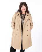 Long Light Camel Coat - Yesta
