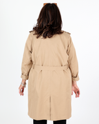 Long Light Camel Coat - Yesta