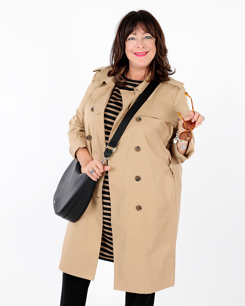 Long Light Camel Coat - Yesta