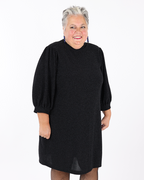 Shimmering black dress - Mat