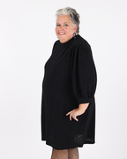 Shimmering black dress - Mat