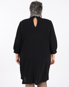 Shimmering black dress - Mat