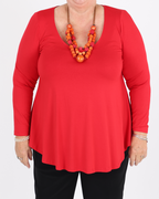 Basic Top Red- Matte