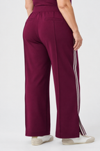 Jogger à jambe large avec plis nervurés - Joseph Ribkoff