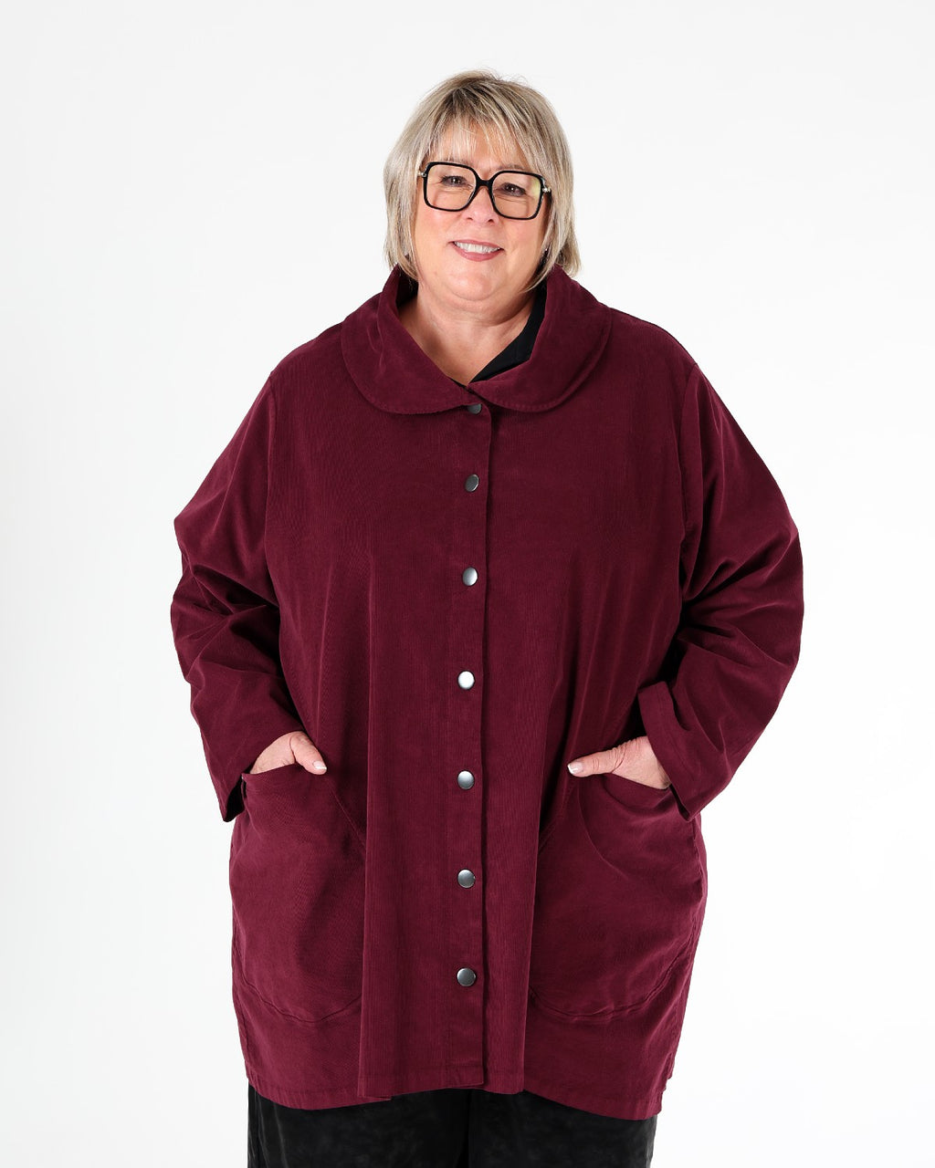 Polenta Aubergine Coat – Lancellotti
