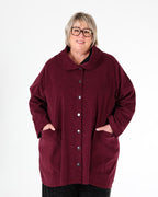Polenta Aubergine Coat – Lancellotti