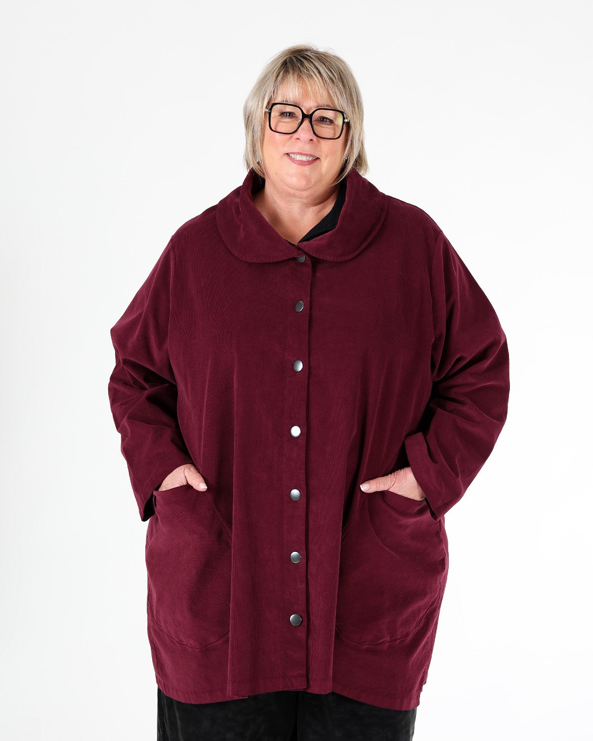 Polenta Aubergine Coat – Lancellotti