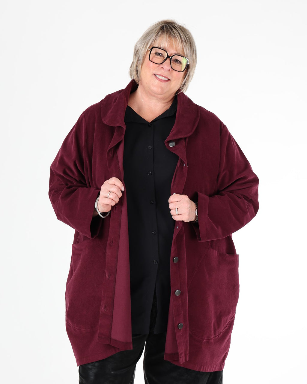 Polenta Aubergine Coat – Lancellotti