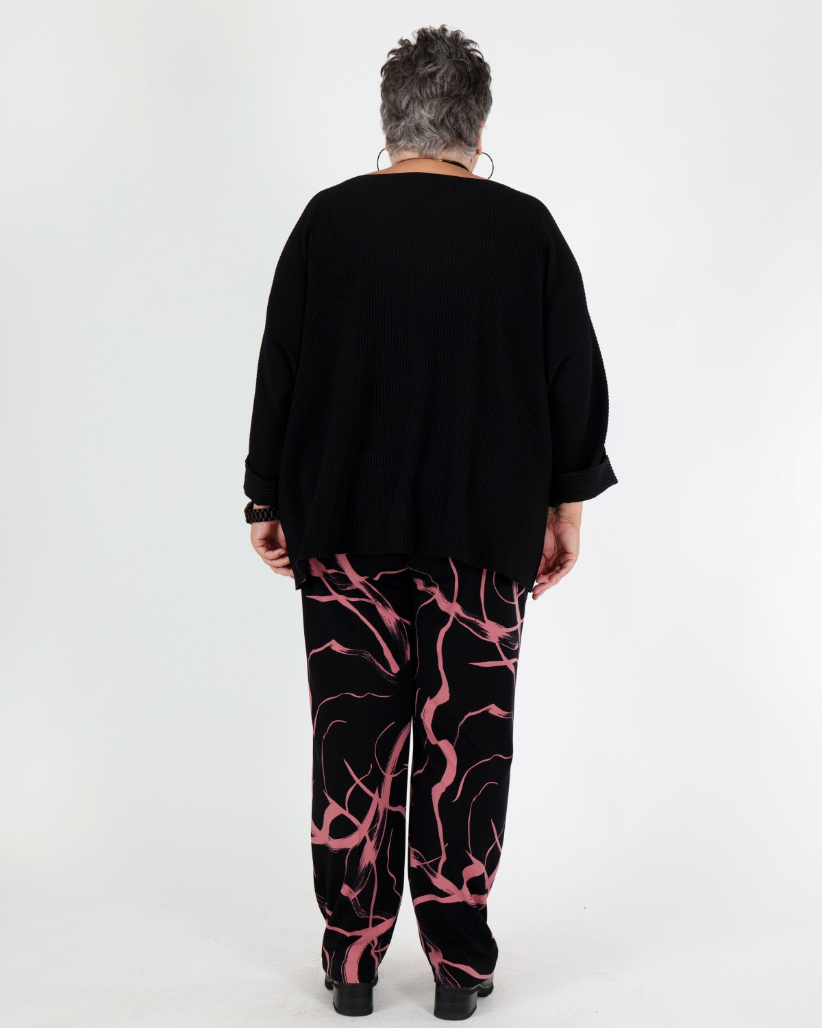 Pantalon droit à imprimé abstrait - Joseph Ribkoff