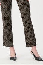 Pantalon droit en jacquard géométrique - Joseph Ribkoff
