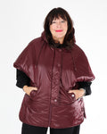 Veste matelassée Bordeaux à capuchon – MAT