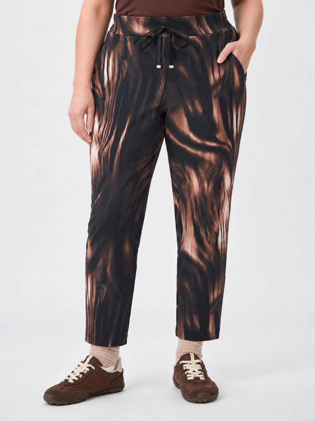Jogger à enfiler à imprimé animal - Joseph Ribkoff
