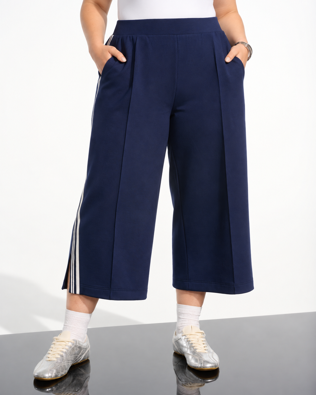 Pantalon-culotte en scuba  - Joseph Ribkoff